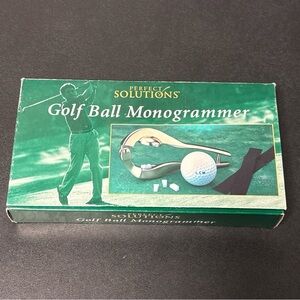 Golf Ball Monogrammer - Green